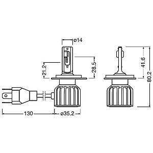Lampa auto Osram OS-64193DWBRT-2HFB