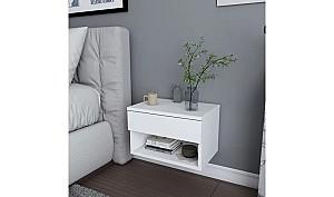 Noptiera Trendy Jamot Alb