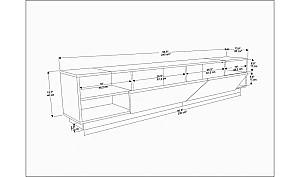 Comoda Trendy Rhodes Antracit