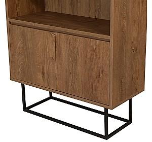Etajera Trendy Rea Nuc (Maro)/Negru