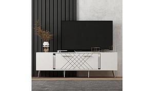 Comoda Trendy Detas Alb/Argint
