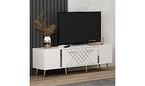 Comoda Trendy Detas Alb/Argint