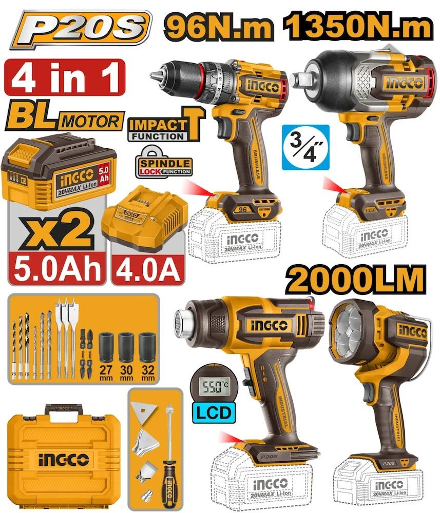 Set de scule electrice INGCO COSLI250608