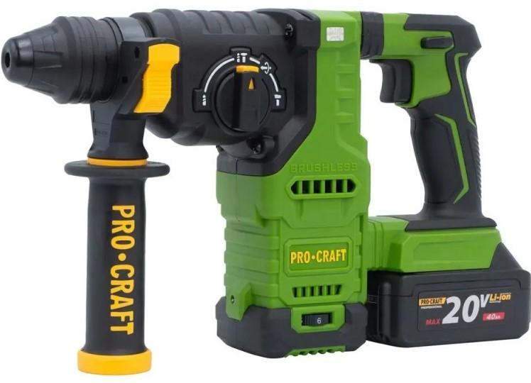 Ciocan rotopercutor ProCraft PHA30 (cu o baterie și încărcător)