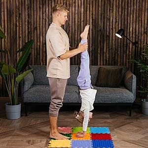 Covoras de joaca copii Ortoto Stimulative Rainbow