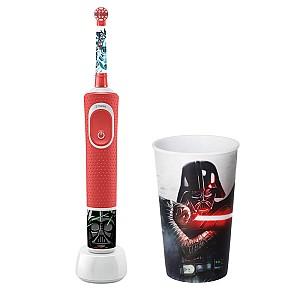Periuta electrica de dinti BRAUN Kids D100 StarWars Mag Red