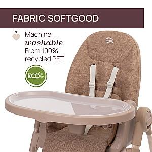 Scaun reglabil pe inaltime de masa Chicco Polly Armonia Terracotta