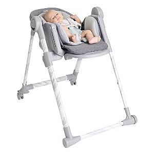 Scaun reglabil pe inaltime de masa Chicco Polly Armonia Carrara