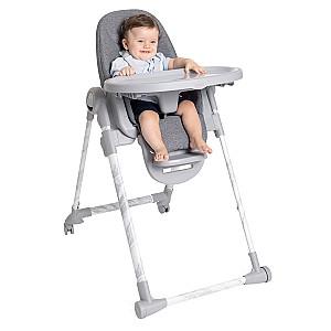Scaun reglabil pe inaltime de masa Chicco Polly Armonia Carrara
