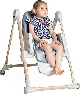 Scaun reglabil pe inaltime de masa Chicco Polly Armonia Greenery