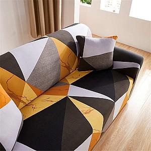 Husa pentru canapele Relaxe Home Solid Sofa Cover 2 locuri (145-185 cm) Geometric