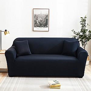 Husa pentru canapele Relaxe Home Solid Sofa Cover 2 locuri (145-185 cm) Albastru închis