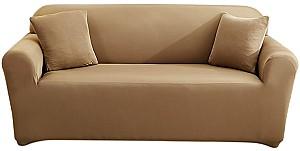 Husa pentru canapele Relaxe Home Solid Sofa Cover 3 locuri (190-230 cm) Bej