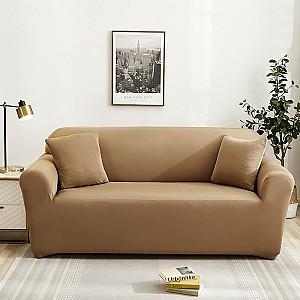 Husa pentru canapele Relaxe Home Solid Sofa Cover 3 locuri (190-230 cm) Bej