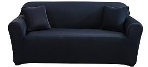 Husa pentru canapele Relaxe Home Solid Sofa Cover 3 locuri (190-230 cm) Albastru închis