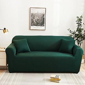 Husa pentru canapele Relaxe Home Solid Sofa Cover 3 locuri (190-230 cm) Verde