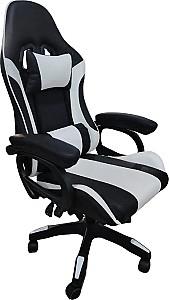 Fotoliu de birou MG-Plus Victrack Turbo Negru / Alb