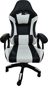 Fotoliu de birou MG-Plus Victrack Turbo Negru / Alb