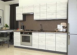 Set mobila bucatarie Yasen Madera 2.4 m Stejar Kraft Alb