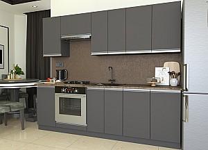 Set mobila bucatarie Yasen Madera 2.4 m Grafit Gri