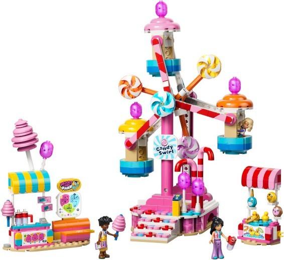Constructor LEGO Friends Roată Ferris cu dulciuri și brioșe