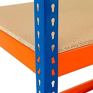 Rafturi pentru depozitare Waltz 1200/500/1780 ORANGE-BLUE