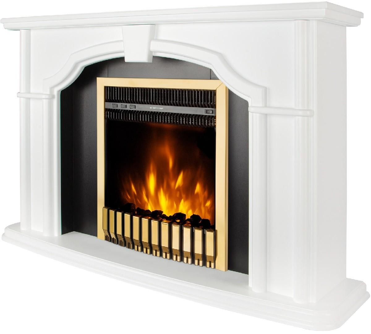 Semineu electric ArtFlame Sherlock & Gala Gold