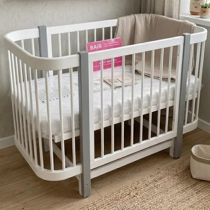Patut copii Kuzea Elza 2 White Grey