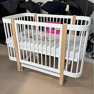 Patut copii Kuzea Elza 2 White Grey