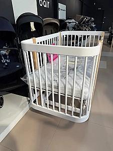 Patut copii Kuzea Elza 2 White Grey
