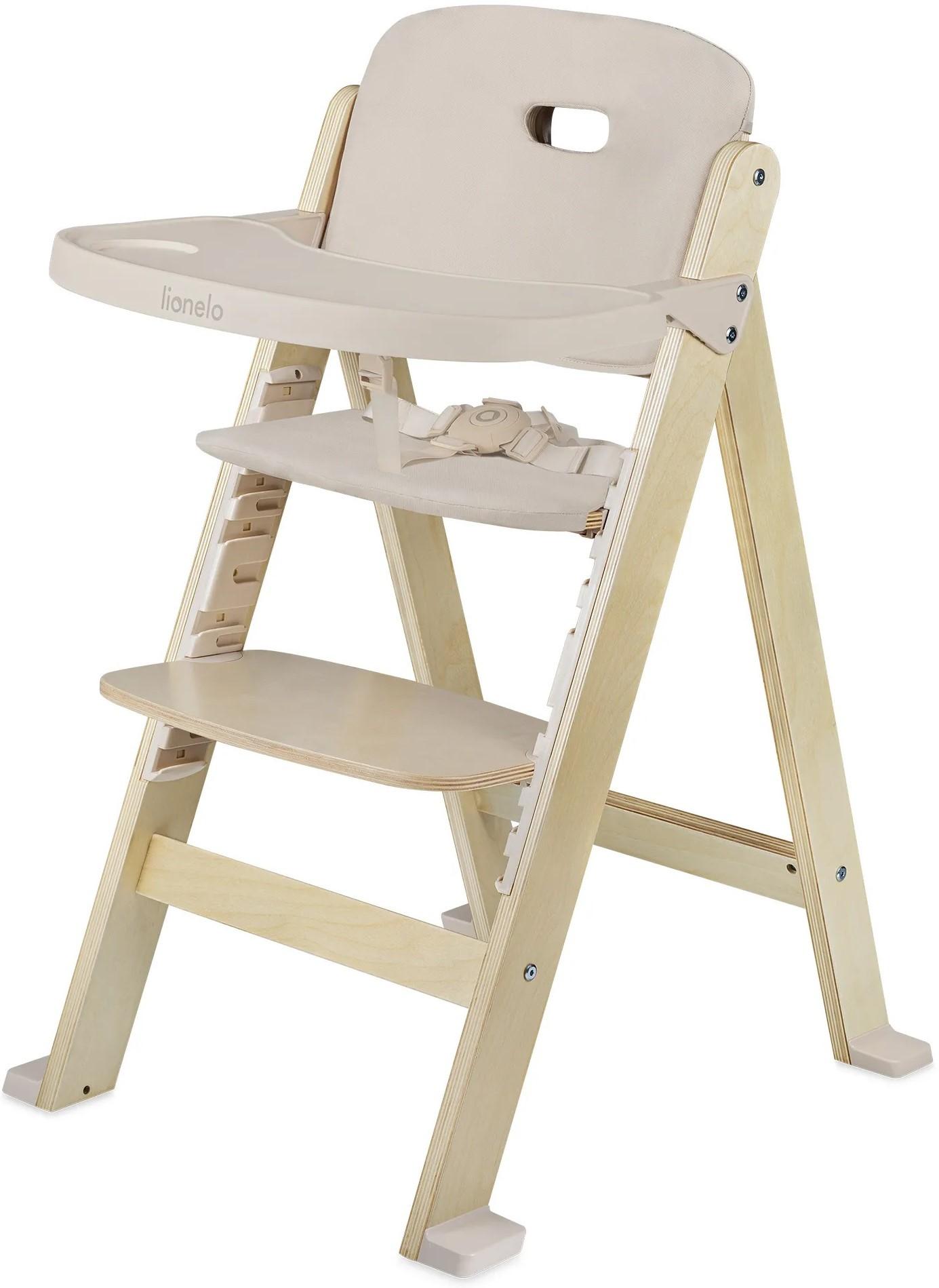 Scaun de masa multifunctional Lionelo Floris Beige Natural