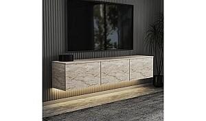 Tumba pentru televizor Trendy Neon Illuminated Travertin