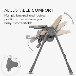 Scaun de masa simplu Kikka Boo Pastello 2 Beige