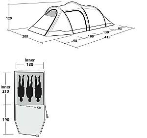 Cort Outwell Tent Earth 3 Plus