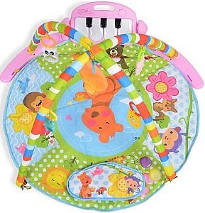 Covoras de joaca copii Moni Baby Piano Girl Pink