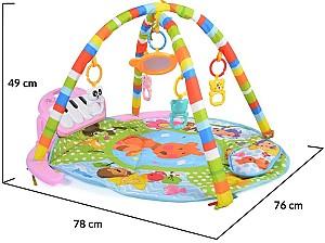 Covoras de joaca copii Moni Baby Piano Girl Pink
