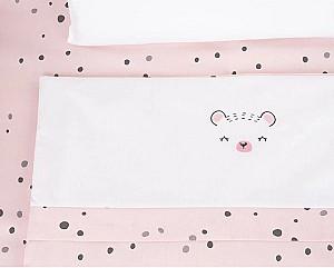 Lenjerie de pat Kikka Boo Bear with me Pink (5 piese)