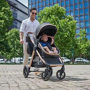 Carucior 2 in 1 KinderKraft Esme Moonlight Grey (KSESME00GRY2000)