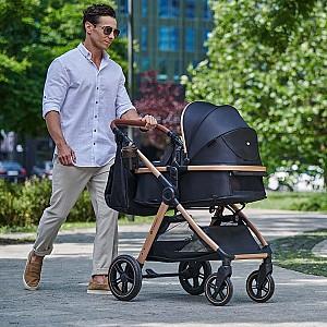 Carucior 2 in 1 KinderKraft Esme Moonlight Grey (KSESME00GRY2000)