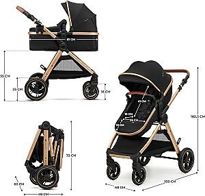 Carucior 2 in 1 KinderKraft Esme Black (KSESME00BLK2000)