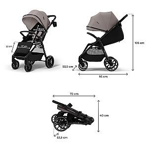Carucior de plimbare KinderKraft Grande 2 Sand Beige (KSGRAN02BEG0000)