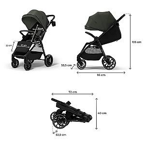 Carucior de plimbare KinderKraft Grande 2 Mystic Green (KSGRAN02GRE0000)