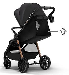 Carucior de plimbare KinderKraft Grande 2 Midnight Black (KSGRAN02BLK0000)