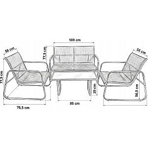 Set mobila de gradina FUNFIT Garden Set (4878)
