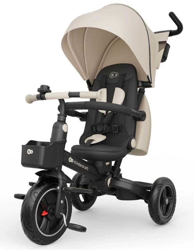 Tricicleta copii KinderKraft Spinstep 2 Plus Beige (KRSPST02BEGPL00)