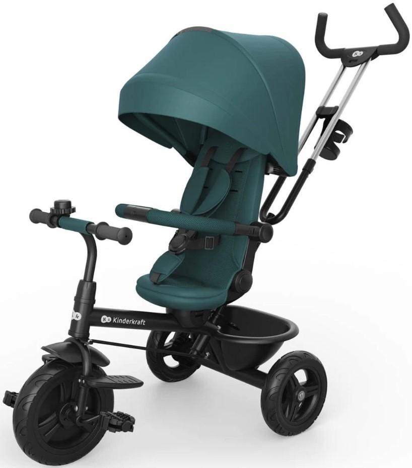 Tricicleta copii KinderKraft Aston 2 Plus Green (KRASTO02GREPL00)