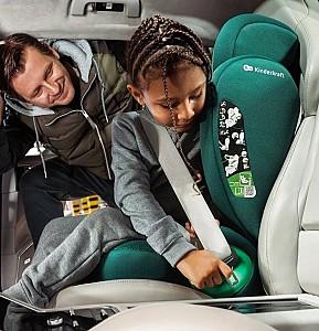 Scaun auto copii KinderKraft Junior Fix 2 i-Size Green (KCJUFI20GREPL0N)