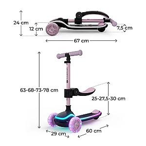 Trotineta KinderKraft Raket UP Pink (KRRAUP00PNK0000)