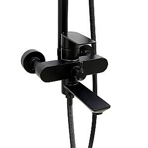Set de duș Mat|eco Vocal Black