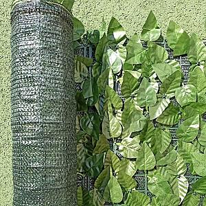 Plasa decorativa gard Greentech Leaf Fence Net 2x3 m